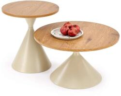 Halmar Anilio dohányzóasztal, tölgy / krém