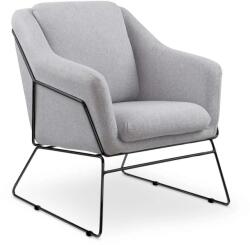 Halmar Soft II fotel, szürke