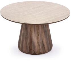 Halmar Komito dohányzóasztal, kő / dió