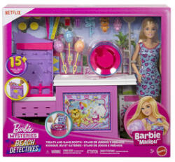 Mattel mysteries: beach detectives stand cu vată de zahăr (JFV67) Casuta papusi