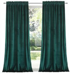 Flying Velúr Függöny Palack Zöld Vastag Elegáns Szalag 140x250 Velúr (543C-3V)