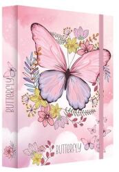 Junior A4 Jumbo MAX S9 Pillangós Jegyzetfüzet Doboz
