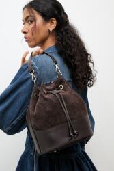 ANSWEAR női velúrbőr zsák - barna Univerzális méret - answear - 47 990 Ft