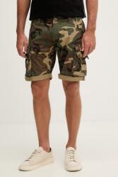 Alpha Industries cargo férfi pamut elasztánnal Crew Short Camo - zöld 30