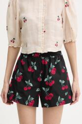 Twinset női pamut rövidnadrág - fekete 40