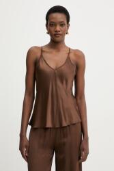 Haveone női viszkóz top - barna XL