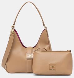 U. S. Polo Assn U. S. Polo Assn. Keresztpántos táska női műbőr MARGARET - bézs Univerzális méret