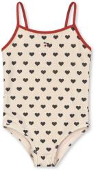 Konges Sløjd egyrészes gyerek fürdőruha MANON GLITTER SWIMSUIT - bézs 98