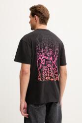 Hurley t-shirt férfi pamut KRAFT - fekete S