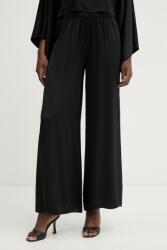 Haveone viszkóz női Palazzo nadrág - fekete XS