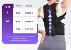  Testtartáskorrektor stabilizátor hát tépőzáras gerinctámasz L-es méret (B0CMWY83FN)