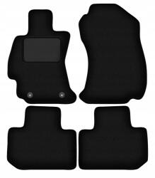 Wielganizator Autószönyegek fekete a következő típushoz: Subaru Forester V Suv (2016-)