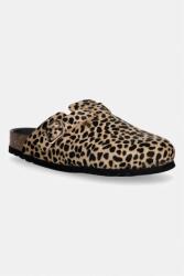 Scholl női bőr papucs FAE - barna Női 40