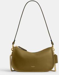 Coach női bőr táska Waverly - zöld Univerzális méret