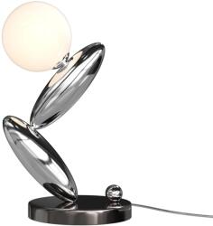 Maytoni Veioza Resonance MOD482TL-L6PT3K, 6W, H37cm, sticlă albă, metal crom (MOD482TL-L6PT3K)