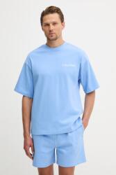Calvin Klein Underwear férfi pamut kétrészes pizsama - kék M