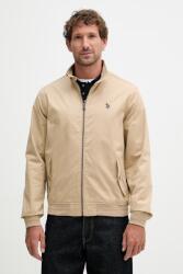 U. S. Polo Assn U. S. Polo Assn. férfi pamut átmeneti kabát Harrington - bézs XXL