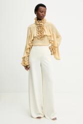 ANSWEAR fodros női viszkóz blúz - sárga S/M