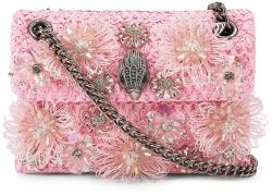 Kurt Geiger London női keresztpántos táska Raffia Mini Kensington - rózsaszín Univerzális méret