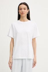 Silvian Heach póló női pamut elasztánnal SEDIBANA - fehér L