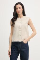 Barbour egysoros mellény női pamut Daya - bézs 38