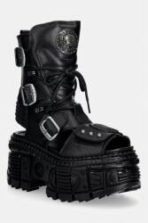 New Rock női bőr szandál LUXOR NEGRO TANK CASCO NE - fekete Női 38