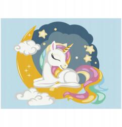 Brushme Számfestés Brushme 30X40CM Kids Szivárvány Unikornis (BR-KBS0105)