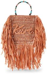 Kurt Geiger London női táska Kurt Mini Tote Fringe - narancssárga Univerzális méret