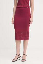 Gaudi szoknya viszkózzal - burgundia XL
