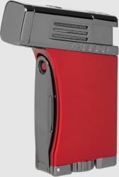 Palio PRO Scorpius szúrólángos szivaröngyújtó - piros/gunmetal, szivarfúróval és lyukasztóval (PAL-CL-1000RD)