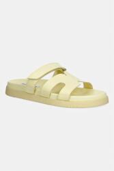 Steve Madden női bőr papucs Missile - sárga Női 40
