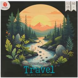 DecoTime Anti-stressz Exkluzív Kifestőkönyv Travel 140GSM 128 Oldal Felső (3207650)