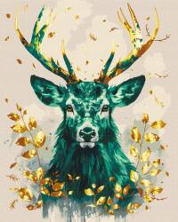 Brushme Festmény Számok Szerint Brushme 40X50 CM Gold Smaragd Erdő Korona (BR-BS54121)