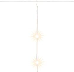 Somogyi Elektronic KAF50DLEDWW DOT LED-es fényfüggöny, 50db melegfehér DOT LED, 81cm, állófényű, adapteres tápellátás, beltéri kivitel (KAF50DLEDWW) - hyperoutlet