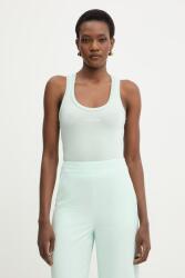 Patrizia Pepe női lyocellel top - türkiz 38