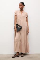 ANSWEAR ruha vászonkeverékből - bézs L - answear - 21 990 Ft