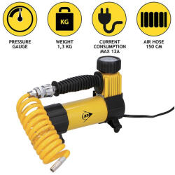 Dunlop Kompresszor 12 V - Dunlop 96W 100 PSI (208300144)