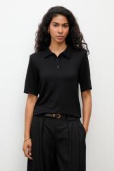 Answear. LAB póló női viszkózzal - fekete S