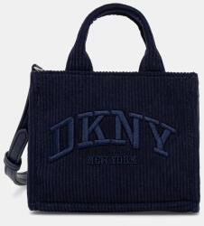 DKNY kordbársony táska HADLEE - sötétkék Univerzális méret