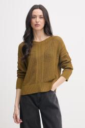 Sisley pulóver női pamuttal - zöld S