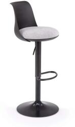 Halmar Scaun de bar Parga, negru / gri (V-CH-H/127-CZARNY/POPIELATY)
