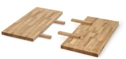 Halmar Extensie blat pentru masă Apex+Radus, 85 x 40 cm, masiv de stejar (V-PL-APEX&RADUS-PRZEDLUZKA_85X40)