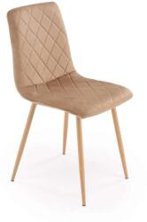 Halmar Scaun de bucătărie Sadie Velvet, bej (V-CH-K/525_WD-KR-BEŻOWY)