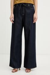 Trussardi széles szárú farmer női - sötétkék 26