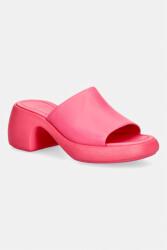 Camper női bőr papucs sarokkal Thelma Sandal - rózsaszín Női 39