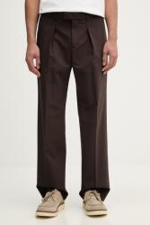 Sisley öltöny férfi gyapjú hozzáadásával - barna 46