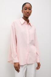 ANSWEAR selyem ruha - rózsaszín L - answear - 25 990 Ft
