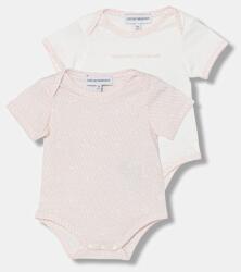 Emporio Armani body gyerek pamut 2-es csomag - rózsaszín 74
