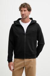 Blauer cipzáras melegítőfelső kapucnival férfi pamut SHAW - fekete XL