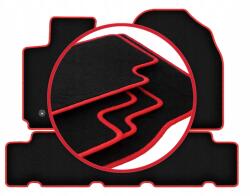 Wielganizator Autószönyegek piros szegéllyel a következő típushoz: Toyota RAV4 III Suv (2006-2013)